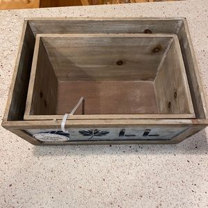 BRAND NEW FALL WOODEN STORAGE SET
